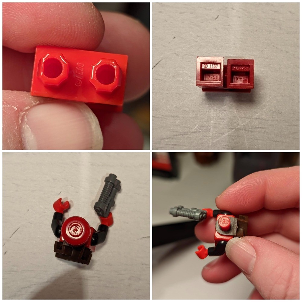 Где искать клеймо LEGO на фигурке